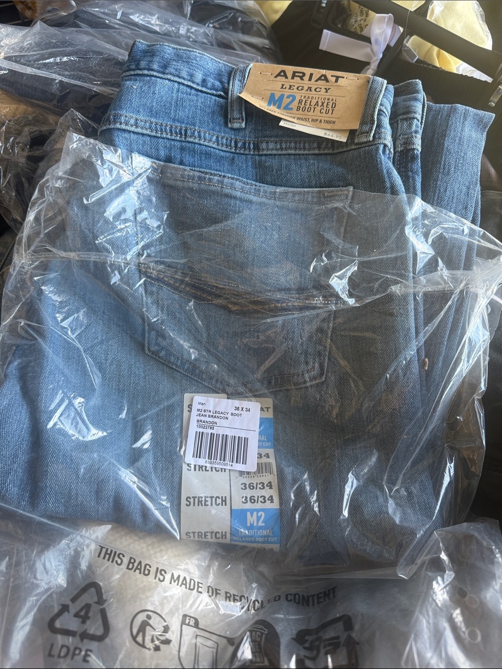 Ariat Men’s relaxed boot jean NWT - Picture 3 of 5